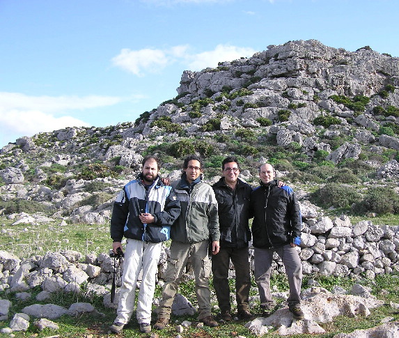 4 naturalisti siciliani sui monti di Trapani